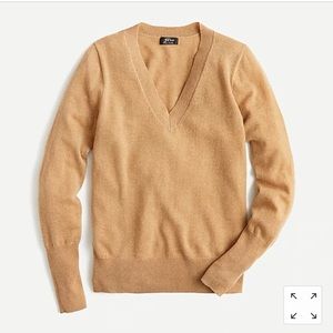 Cashmere V-neck fitted sweater